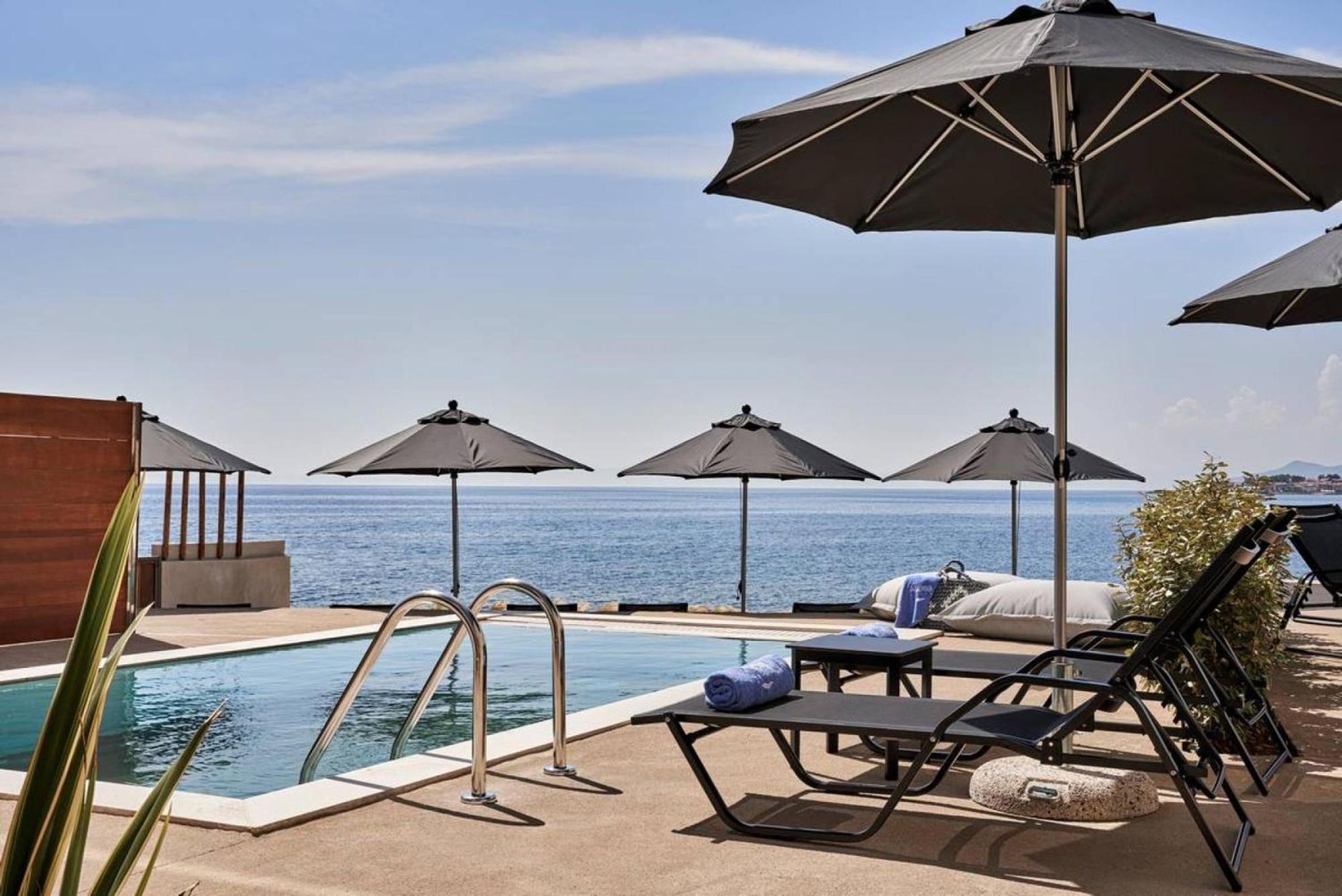 Beachfront Alassa Villas With Private Pools Kotronion  Dış mekan fotoğraf