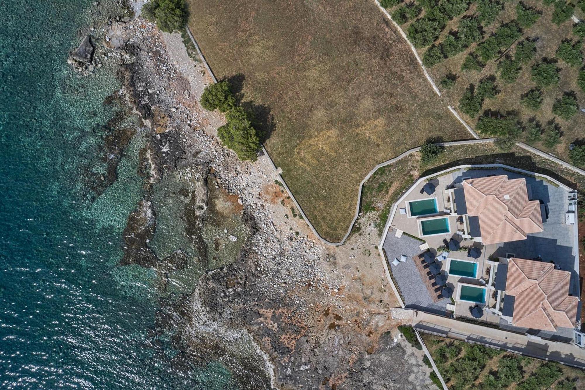 Beachfront Alassa Villas With Private Pools Kotronion  Dış mekan fotoğraf