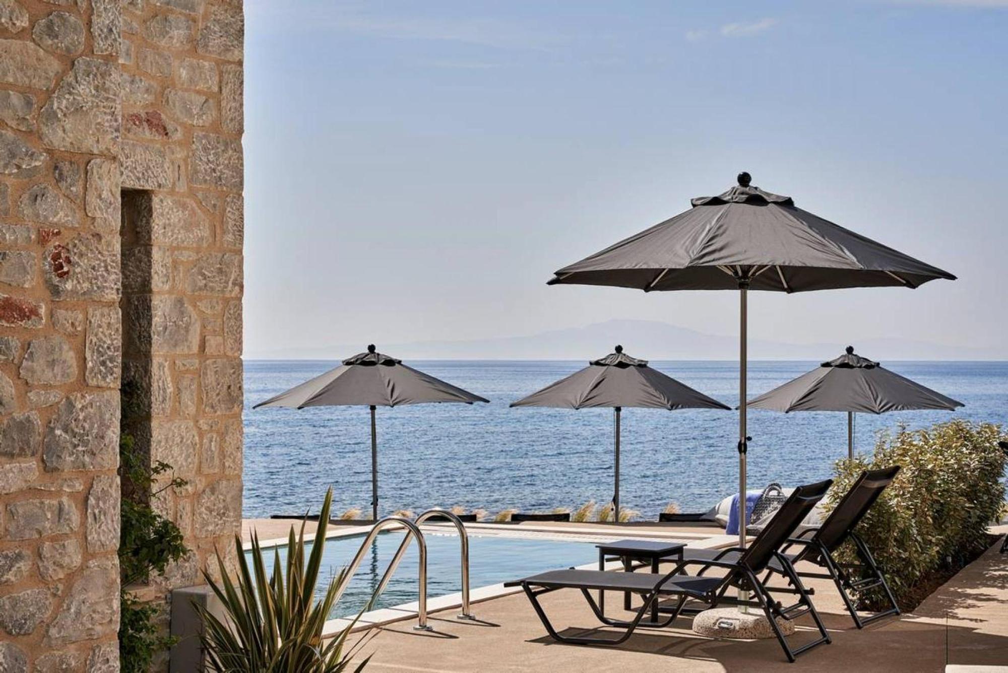 Beachfront Alassa Villas With Private Pools Kotronion  Dış mekan fotoğraf